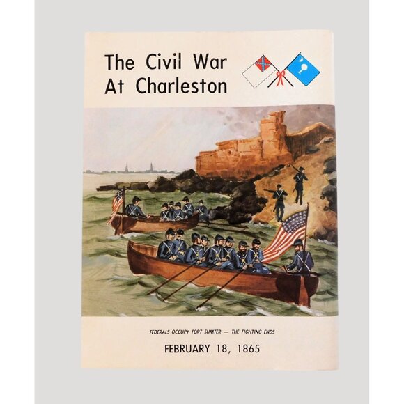 The Civil War At Charleston A Post-Courier Booklet Softcover 1992 - Picture 2 of 4